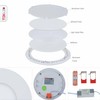 TEKLED LED Round Recessed Ceiling Light | Flat Panel Ultra