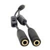 chenyang 3.5 mm Stereo Male to Double 3.5 mm Female