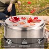 TURBRO Fireside Pluto R19 Lid, 19 in. 304 Stainless Steel