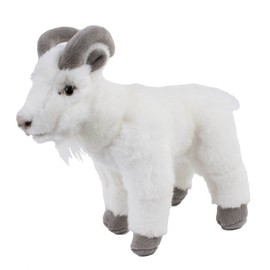Teddys Rothenburg Cuddly Toy Goat 22 cm Standing White/Grey Plush Goat Plush Toy