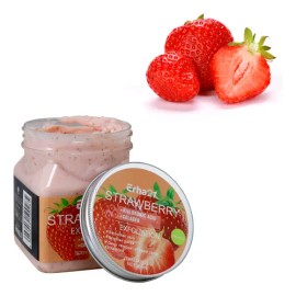 Exfoliante Corporal Diler De 350ml Fórmula Con Colágeno Y Ácido Hialurónico Para Piel Suave Limpia Y Revitalizada De Uso Diario O Semanal Aroma Fresa