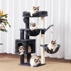 Heybly Cat Tree, 39.4 Inches Tower Condo with Scratching Post,