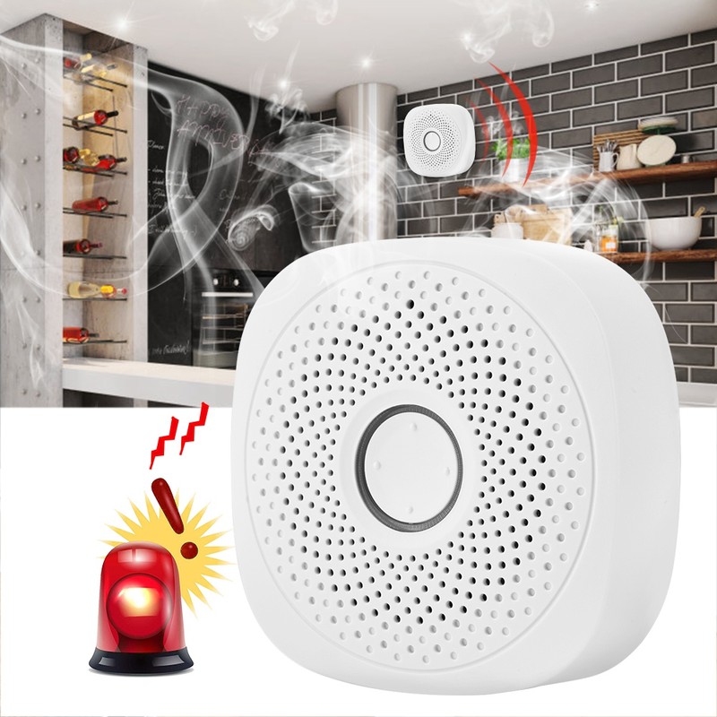 Combustible Gas Leak Detector Built in Speaker Smart Gas Alarm