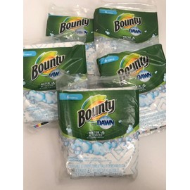 Bounty X5 BOUNTY DAWN WATER ACTIVATED DISPOSABLE DETERGENT TOWELS (6 PC PACK)  RETIRED