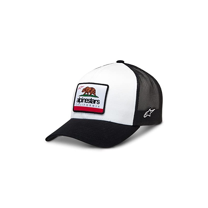Alpinestars Men's Cali 2.0 Trucker Hat Snap Back White