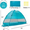 Alvantor Beach Tent Beach Umbrella Outdoor Sun Shelter Cabana Automatic