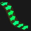 PATIKIL Glow in The Dark Tape, 1 Roll Directional Arrows