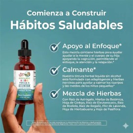 Atención De Niños 30ml Liquido Orgánico Mary Ruths                                                                                                    