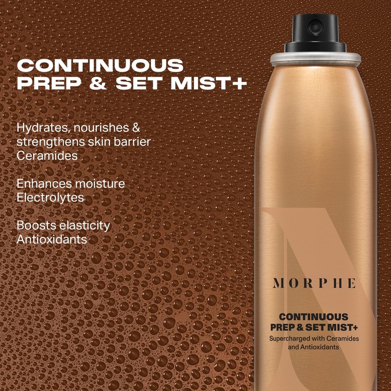 MORPHE Mini Continuous Prep & Set Mist+ (1.3 Ounce)