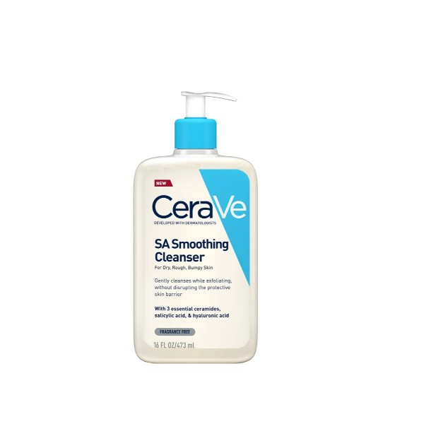 Cerave SA Smooth Cleanser for Dry,Roygh & Bumpy Skin, 473ml