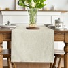 Artoid Mode Beige Fall Table Runner, Seasonal Autumn Winter Machine