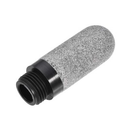 sourcing map Pneumatic Air Muffler G1/2 Male Thread Plastic Breather Exhaust Muffler