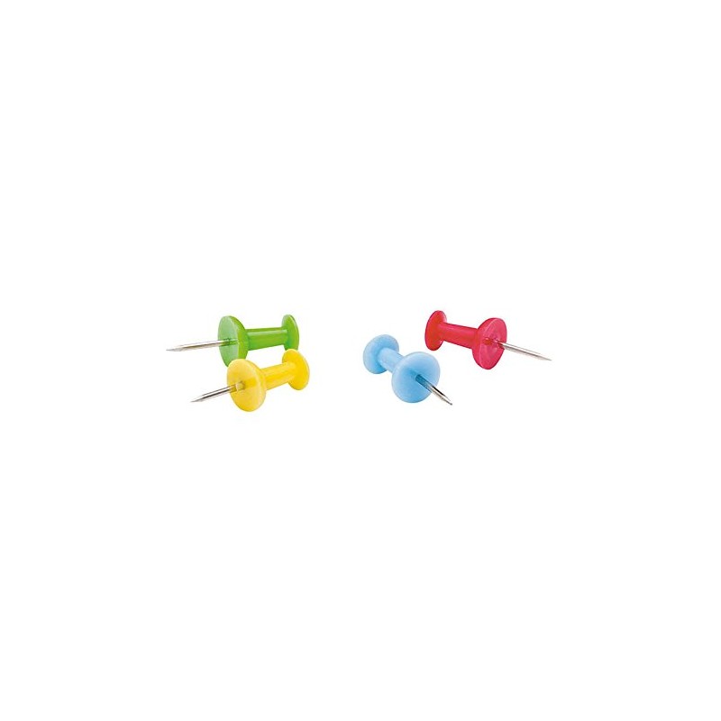 Wedo 901 05420079 Diabolo Shaped Map and Push Pin -