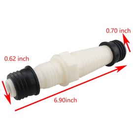 YHXiXi Drain Hose Connector with Hose Clamp Drain Hose Extension Adapter for 20mm - 32mm Washing Machine Dishwasher Hose