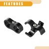Partuto 1 Set An10 Universal Hose Separator Clamp - Aluminum
