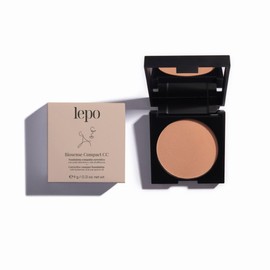 LEPO | BioSense Compact Foundation CC Nr. 02 Beige, angereichert mit Hyaluronsäure und Aprikosenöl für eine perfekte, feuchtigkeitsspendende Haut