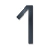 Metzler Modern House Number Made of Solid Steel – Modern