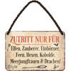 schilderkreis24 Tin Sign Sayings for Women - Gift for Best
