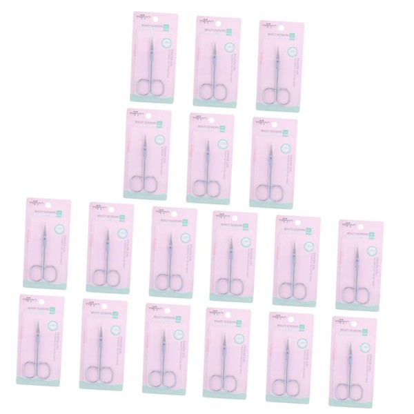 minkissy 18 Pcs Eyebrow Vibrissa Eyebrow Cutter Eyebrow Tool Stainless