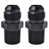 EVIL ENERGY 8AN Male to 3/8" NPT Fitting Straight Aluminum