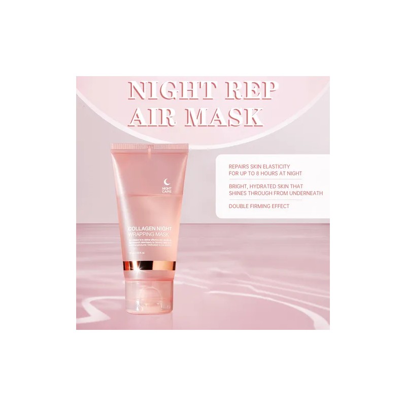 Mascarillas Faciales Gel Colágeno Para Nocturna Hidratante