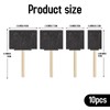 10Pcs Foam Brush,4 Sizes Foam Brushes,Efficient Absorption Sponge Brush,Sponge Paint