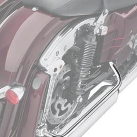 VPZMT Chrome Saddlebag Support Brackets for Harley Touring, Road King, Electra Glide, Ultra Classic 1997-2008, Road Glide 1998-2008, Street Glide FLHX 2006-2008 (Saddlebag Support Brackets)