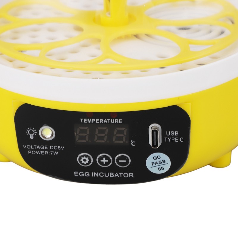 Mini Egg Incubator for Home Automatic Temperature Humidity Control 4