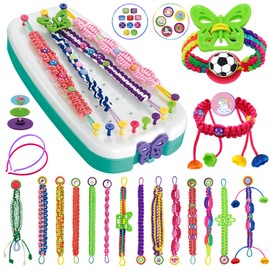 Coiinala Coiinala Friendship Bracelet Making Kit Toys for Girls, Ages 7-12 Girls Gifts Ideas, Arts and Crafts String Maker, Bracelet DIY, Kids Jewelry Kit, Best Gifts Ideas for Kids Age 7 8 9 10 11 12 Year Old