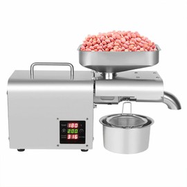 Commercial Automatic Oil Press Machine Industrial Oil Pressing Machine Stainless Steel High Oil Extractor Nuts Seeds Oil Presser Pressing Machine