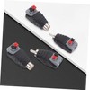 IWOWHERO 8pcs Connector Adapter Plug Durable Audio Jack for Speaker