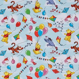 Hobby Lobby Pooh Balloons & Kites Cotton Calico -2 Yard Piece