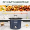 2 QT Small Slow Cooker, 3 Adjustable Temp, Upgraded Ceramic