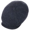 Stetson Hatteras Classic Wool Flat Cap Men Black-Blue 7 3/8