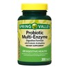 Spring Valley Probiotic Multi-Enzyme Digestive Formula Tablets, 200 Count, Probiotics
