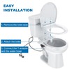 Bidet Attachment for Toilet – ABS Cold Water Sprayer with