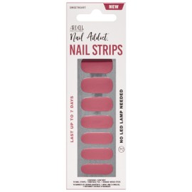 Ardell Nail Strips - Sweetheart Wraps Easy-to-Apply Gel Nail Stickers, Nail-Polish Strips, No UV Light Needed with File & Wood Stick, 1 Pack