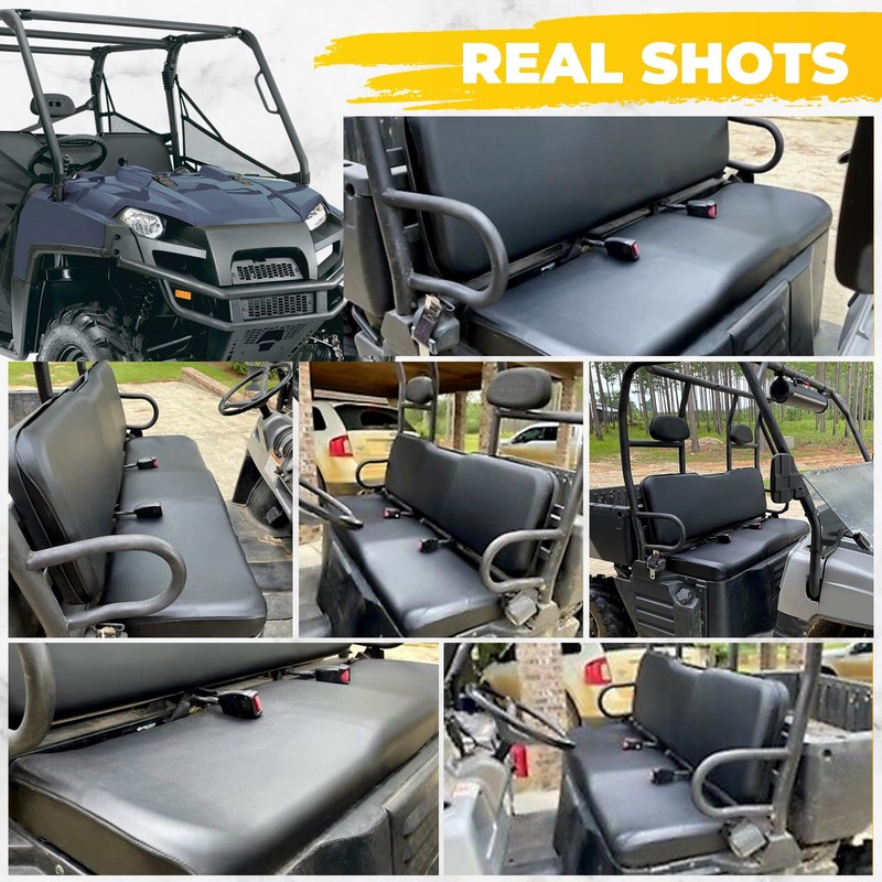 KUAFU UTV Seat Cover Set Compatible with 2002-2008 Polaris Ranger