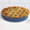 Sassafras Superstone® Stoneware Pie and Pizza Baker with Blue Glaze