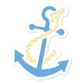 MightySkins Peel and Stick Art Removable Nature Lover Cute VSCO Girl Dorm Room Decor 48" Anchor Sticker Vinyl Wall Decals