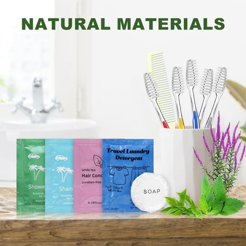 skourvut Bulk Hygiene Kits for Homeless,Disposable Toothbrushes with Toothpaste and