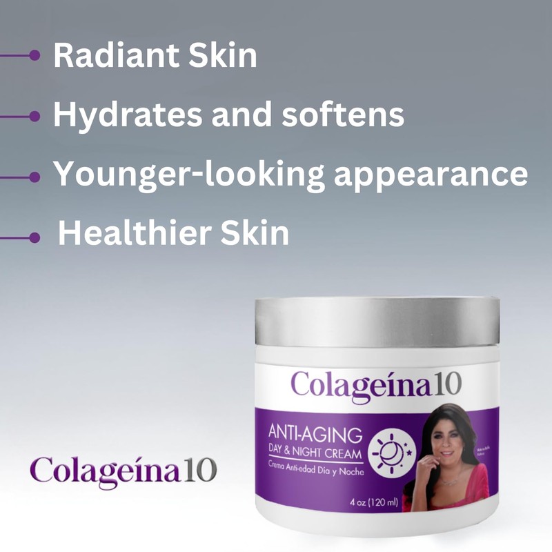 Colageina 10 Anti-Aging Day & Night Cream - Reduce the
