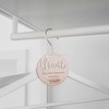 Kleiderbügel Anhänger Braut aus Holz personalisiert mit Name Hochzeitskleid (Braut)