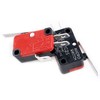 Swpeet 10Pcs V-152-1C25 Micro Limit Switch Long Hinge Roller Momentary