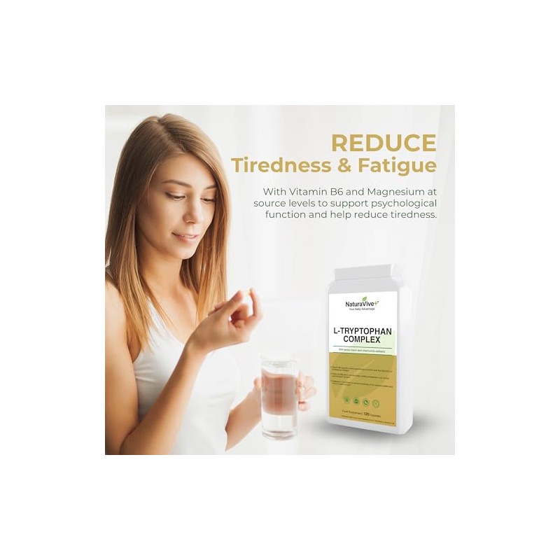 L-Tryptophan Complex 120 Capsules | One a Day | with
