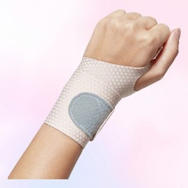Convenient Wrist Support for Sports & Exercise Band Black 2ea