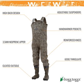 FROGG TOGGS Amphib Neoprene Bootfoot Camo Chest Wader