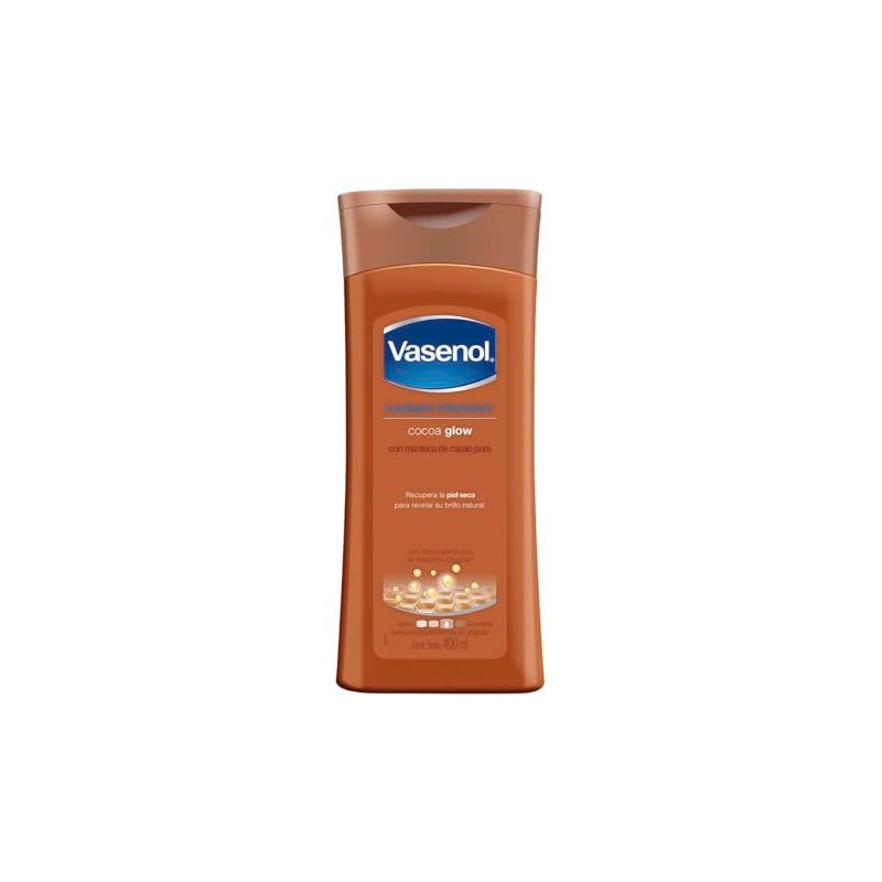 VASENOL Crema Corporal Humectacin Total Cocoa Glow 400 ml