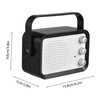 Mini Guitar Amp 3W Portable Guitar Speaker DC 9V MP3
