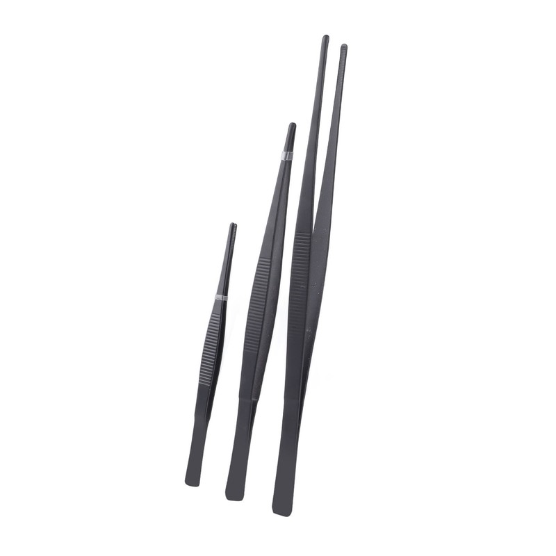 Reptile Feeding Tongs Prevent Slip Stainless Steel Thickened Reptile Feeding